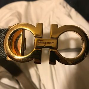 Salvatore Ferragamo REVERSIBLE AND ADJUSTABLE GANCINI BELT